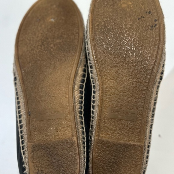 EUC YSL Black Leather Espadrilles - Picture 8 of 10